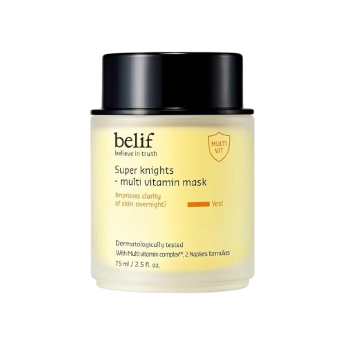 Belief Super Knights Multi-Vitamin Clear Soothing Mask 75ml / 2.5floz. Overnight